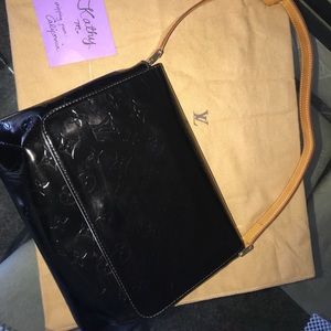 Custom dyed black Louis Vuitton Thompson Street